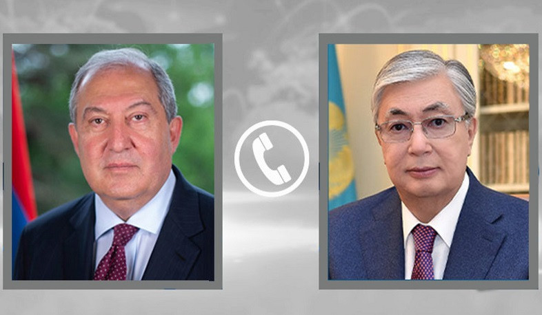 Armen Sarkissian had telephone conversation with Kassym-Jomart Tokayev