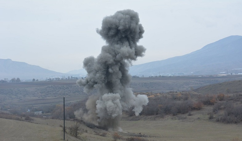 On January 24-30, 1 mortar bomb, 2 rockets and 1 projectile were neutralized in Martakert and Martuni regions