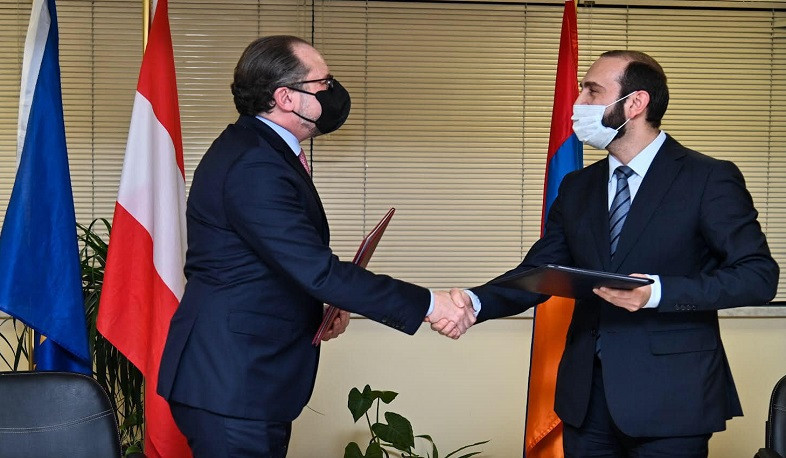 Armenian and Austrian Foreign Ministers sign joint declaration