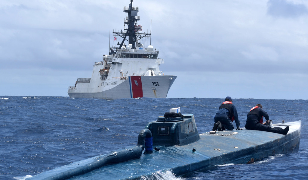 Capturing a semi-submersible loaded with cocaine