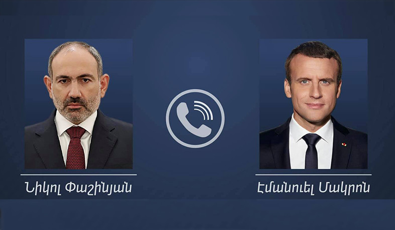 PM Pashinyan holds telephone conversation with Emmanuel Macron