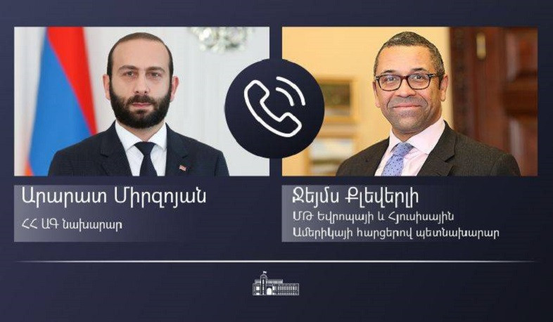 Foreign Minister presents to UK Minister of State situation created because of penetration to Armenian sovereign territory by Azerbaijani Armed Forces