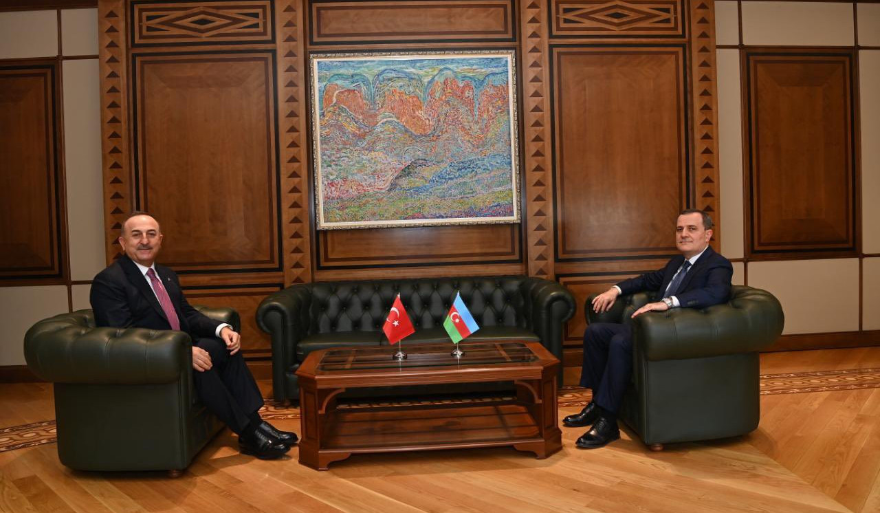 Çavuşoglu discusses South Caucasus and Ukraine with Aliyev and Bayramov