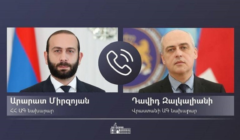 Ararat Mirzoyan David Zalkalianiyə Bakının DQ infrastrukturunun normal fəaliyyətinə mane olması barədə məlumat verib