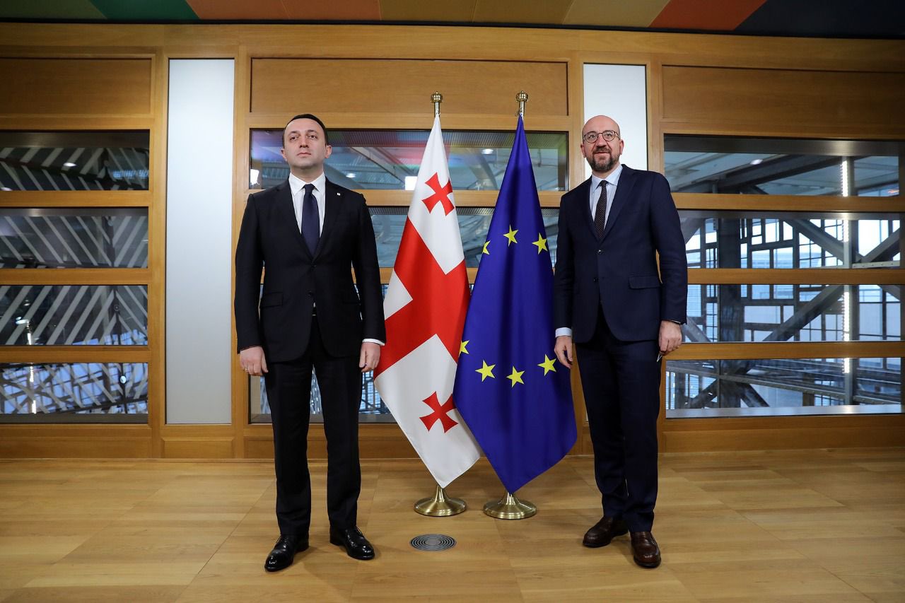 Georgian PM, European Council President discuss Georgia’s EU membership bid