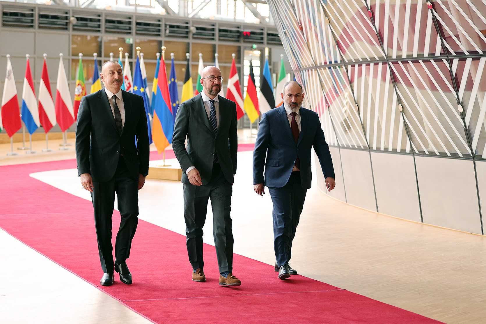 Trilateral meeting of Prime Minister of Armenia, President of European Council and President of Azerbaijan took place in Brussels