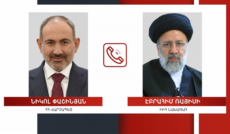 Armenian PM and Iranian President exchange thoughts about launch of delimitation works of Armenia-Azerbaijan state border, settlement process of Nagorno-Karabakh conflict