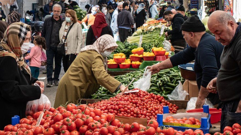 Turkey’s annual inflation hits record high due to hiking food, transportation costs