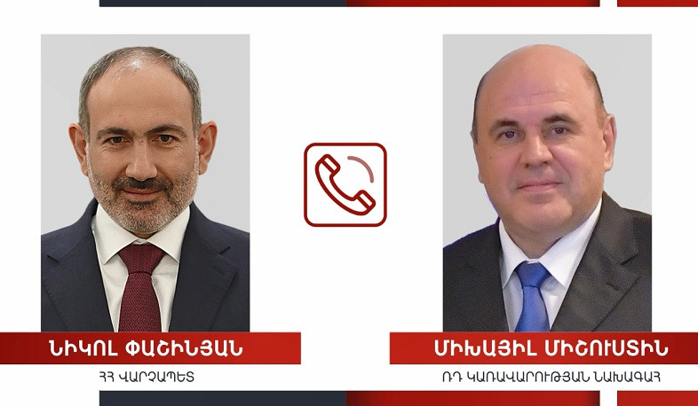 Nikol Pashinyan holds phone conversation with Mikhail Mishustin