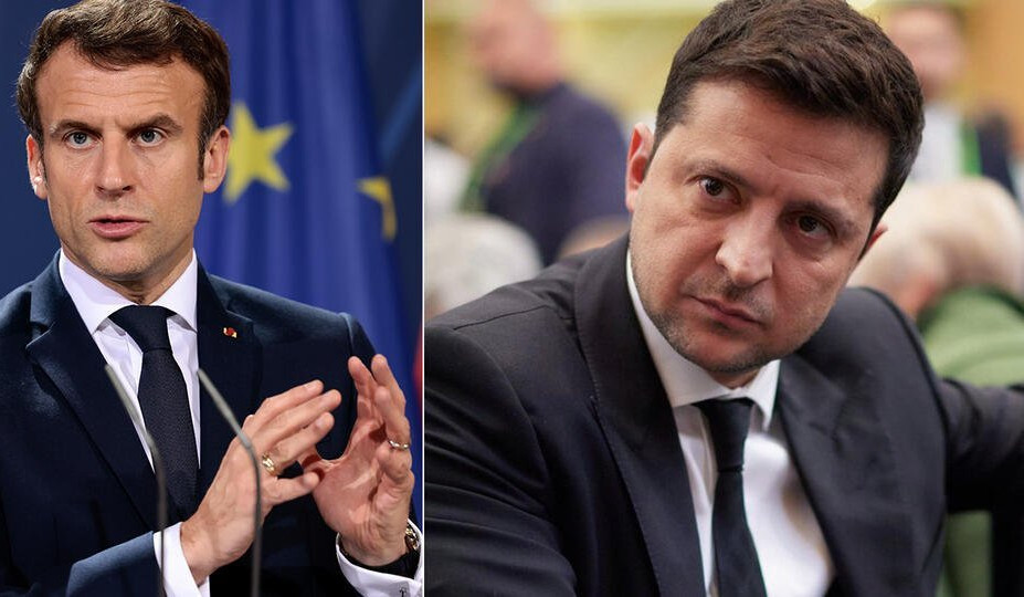 Phone conversation between Macron and Zelensky lasted 1.5 hours