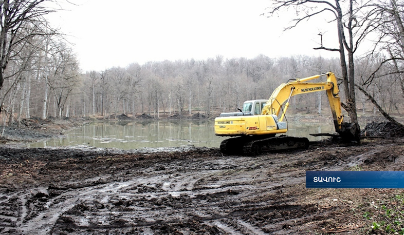 Mnistry of Nature Protection clarifies the earthwork conducted in the area surrounding Lake Gosh