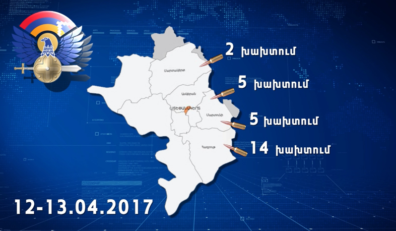 Հրադադարի խախտում արցախա-ադրբեջանական սահմանին