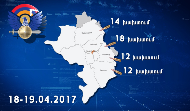 760 shots in the direction of Armenian positions