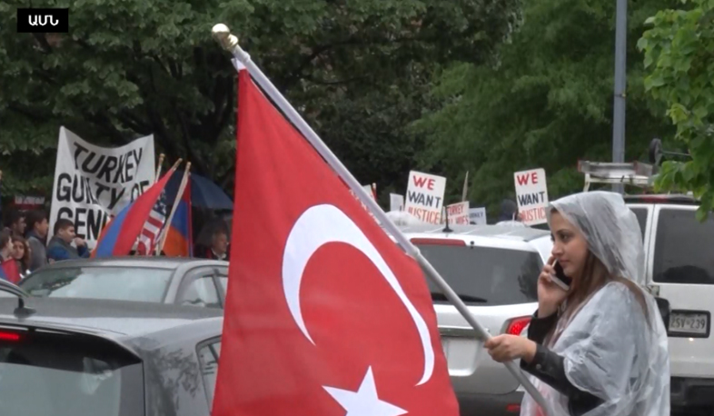 Turkish counter-protests in Washington