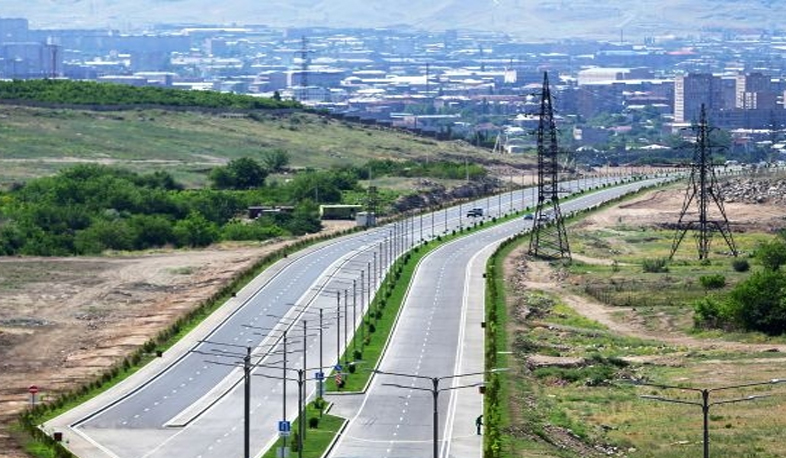 A road foundation to establish in Armenia