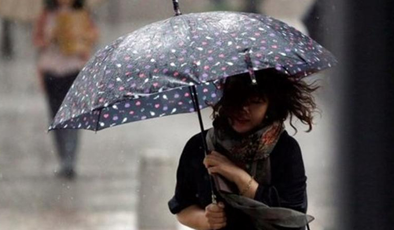 Weather forecast: rain, thunderstorm and hail