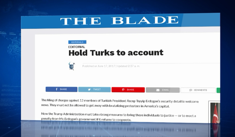 Blade: Trump administration must demand from Turkey to extradite the abusers of protesters