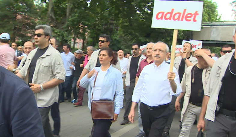 Protest march continues in Turkey