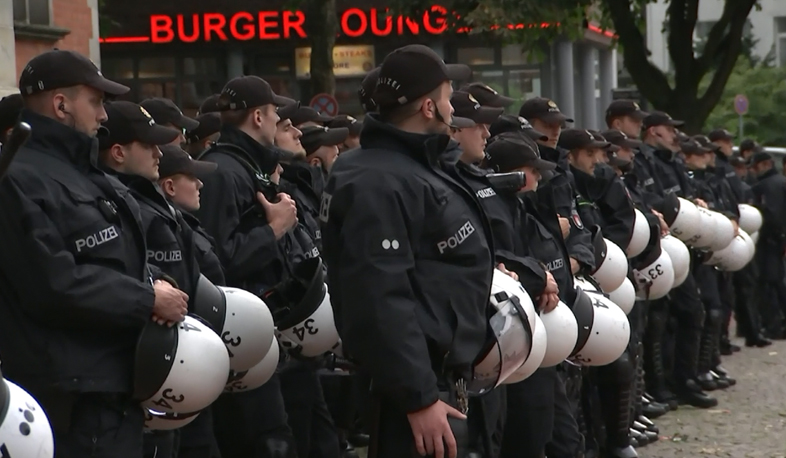 Turkish presidential security warned by Hamburg police