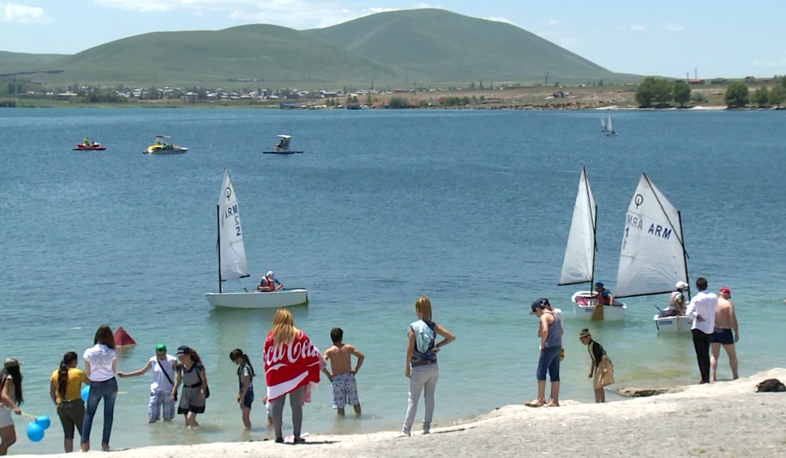 Swimming season officially open in Sevan