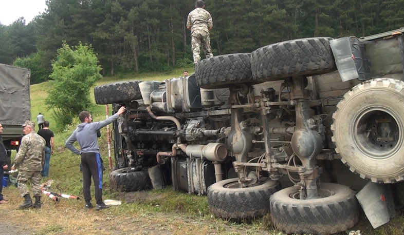 Ministry of Defence food truck crashes