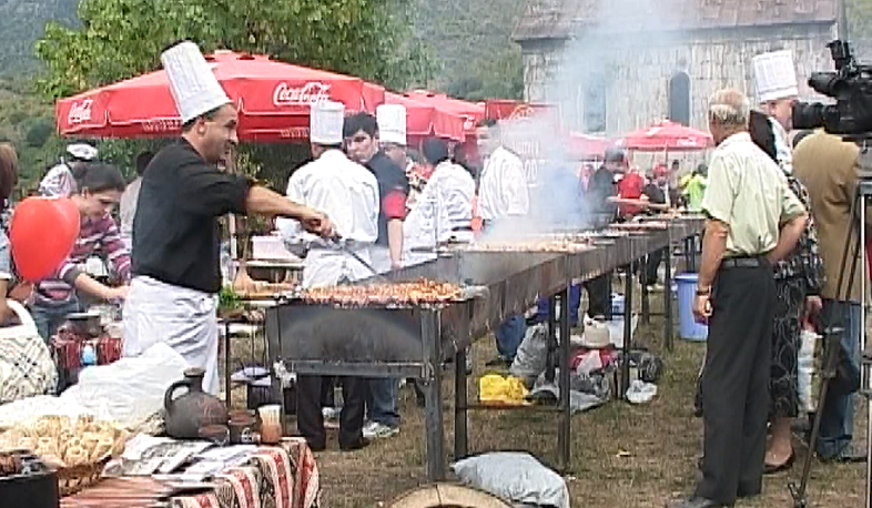 International khorovats festival in Akhtala