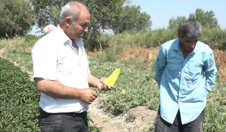 Villagers present their problems to Minister of Agriculture