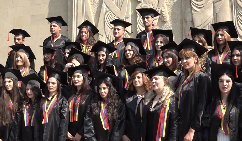 First post-graduates of Shirak State University