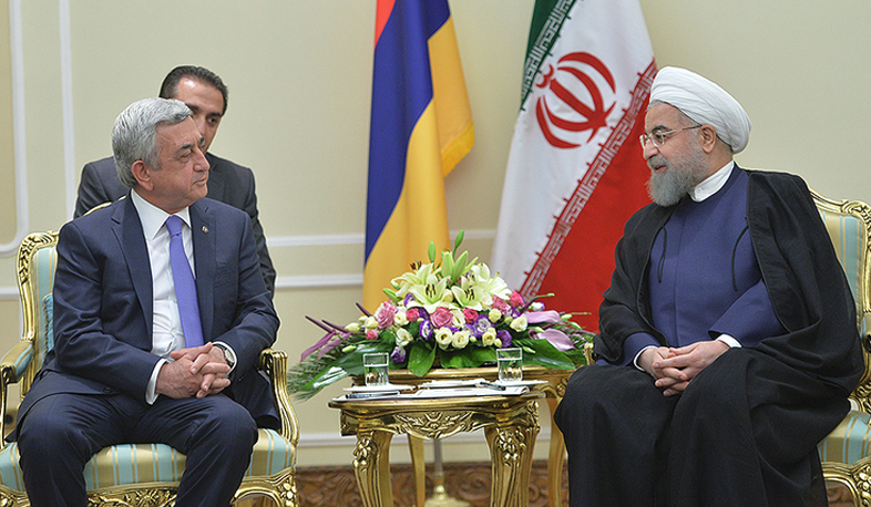 Armenian and Iranian Presidents meet