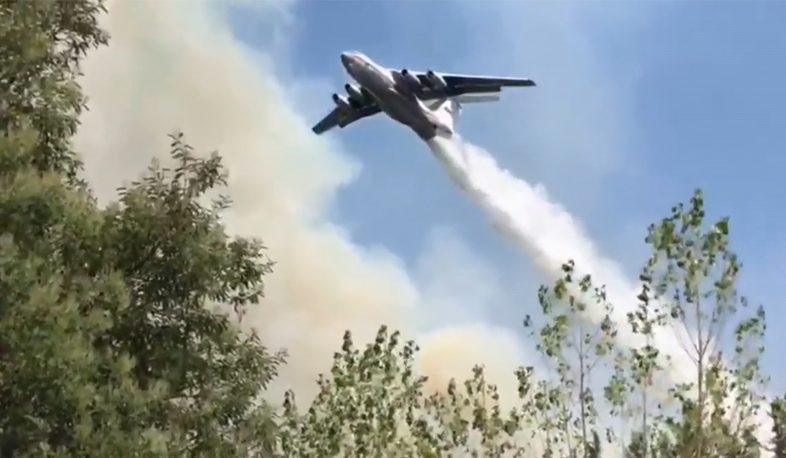 Il-76 firefighting aircraft to fly to Khosrov reserve for third time