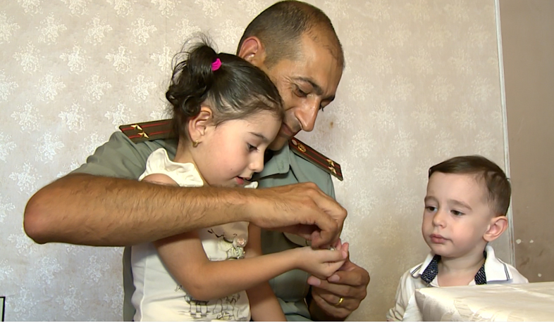 Lieutenant colonel Grigoryan lives with military precision for 19 years