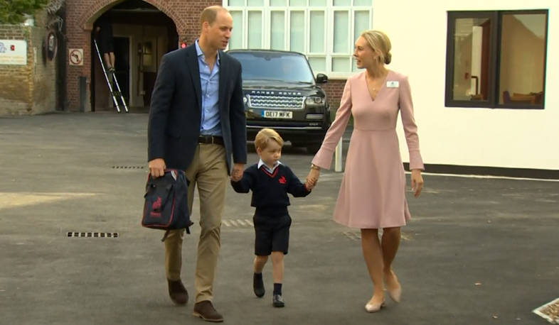 Prince George starts school