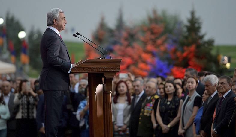 Address by RA President Serzh Sargsyan on Independence Day