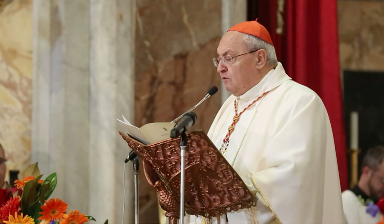 Religious ceremony on 26th anniversary of Armenia in Holy See