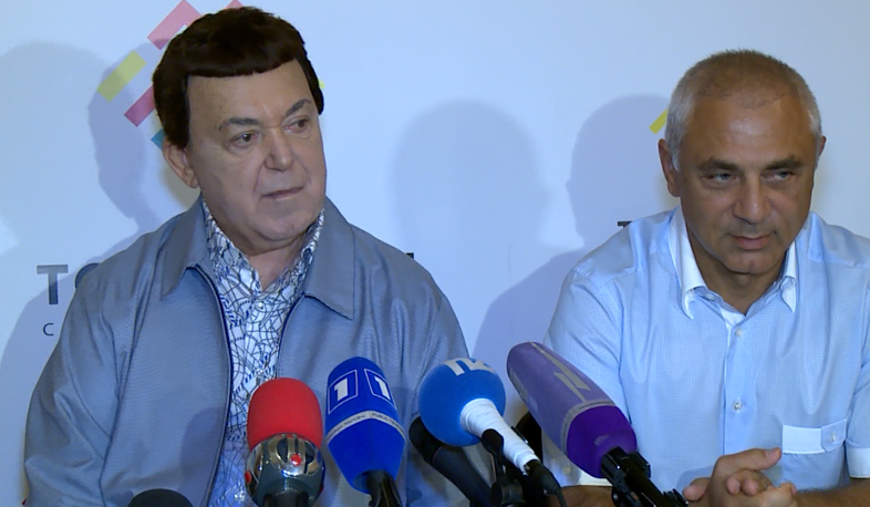 Iosif Kobzon in Armenia to help children with cancer