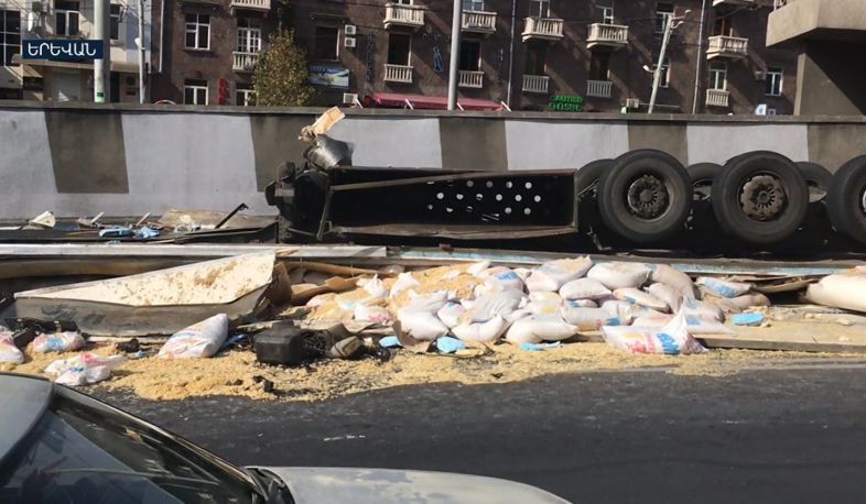 Car accident in Yerevan, driver died