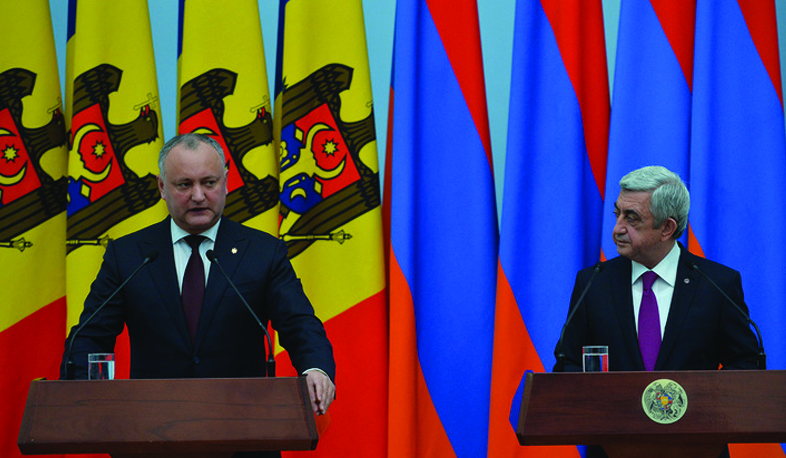 Igor Dodon interested in Armenian experience in EAEU