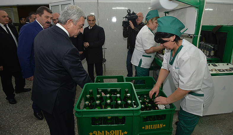 RA President attends Dilijan Beer Factory opening ceremony