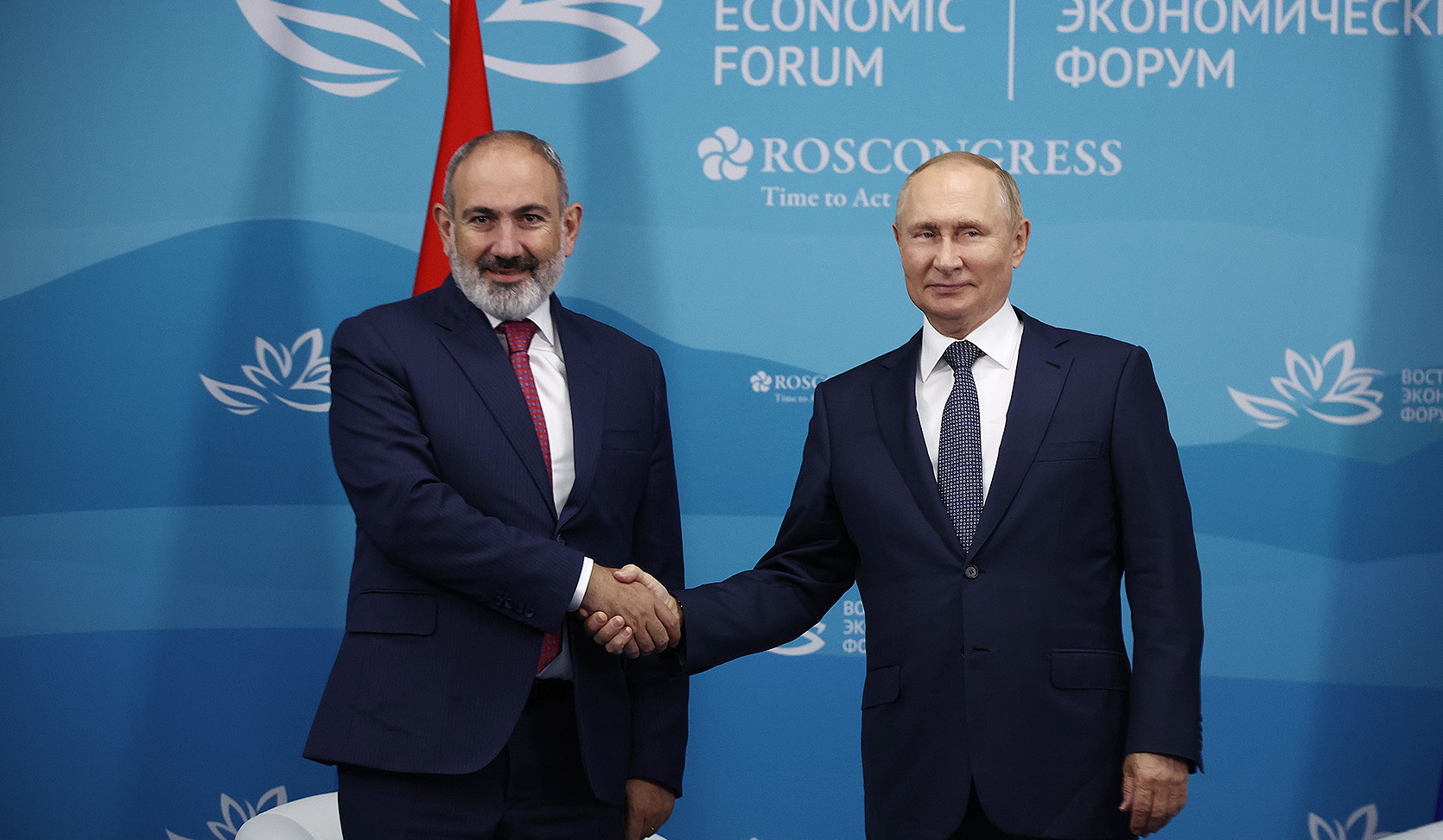 Nikol Pashinyan Congratulates Vladimir Putin On Birthday