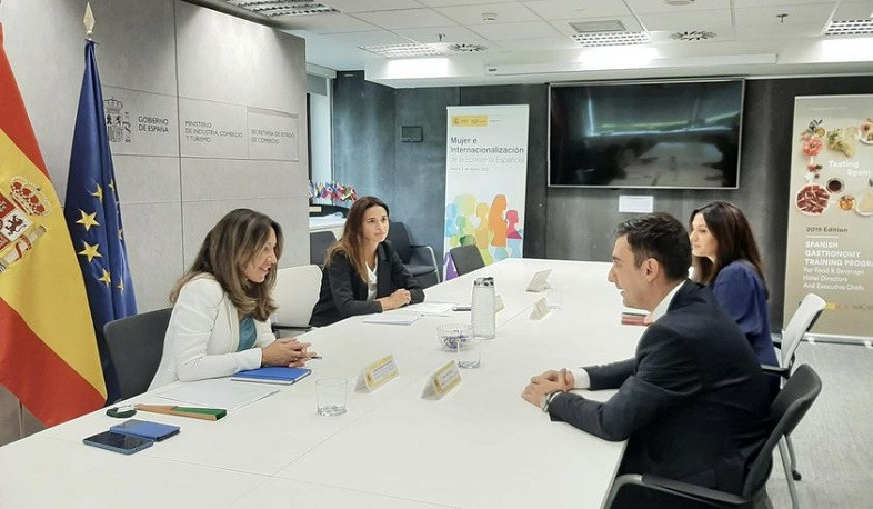 Issues related to expansion of trade and economic cooperation between Armenia and Spain discussed