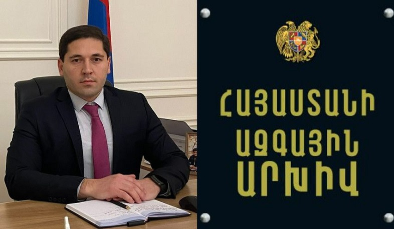 Սերգեյ Սարուխանյանը նշանակվել է Հայաստանի ազգային արխիվի տնօրենի պաշտոնակատար