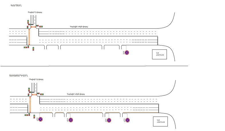 Գարեգին Նժդեհի փողոցում երթևեկության կազմակերպման փոփոխություն կկատարվի