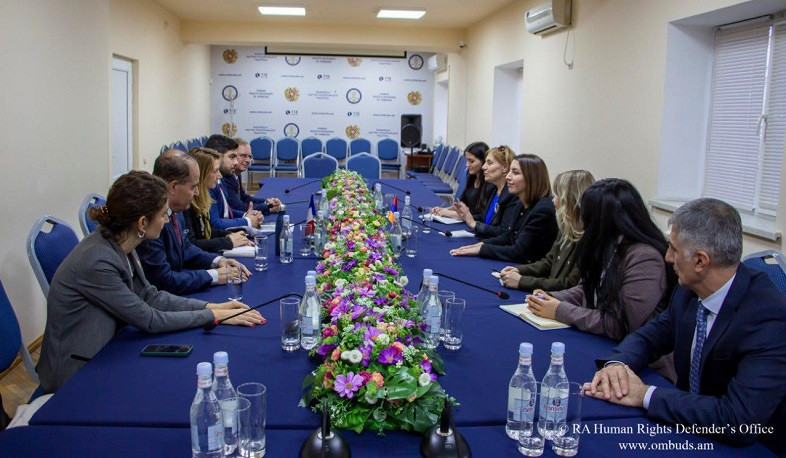 Defender Kristinne Grigoryan received the delegation of MPs of the National Assembly of France