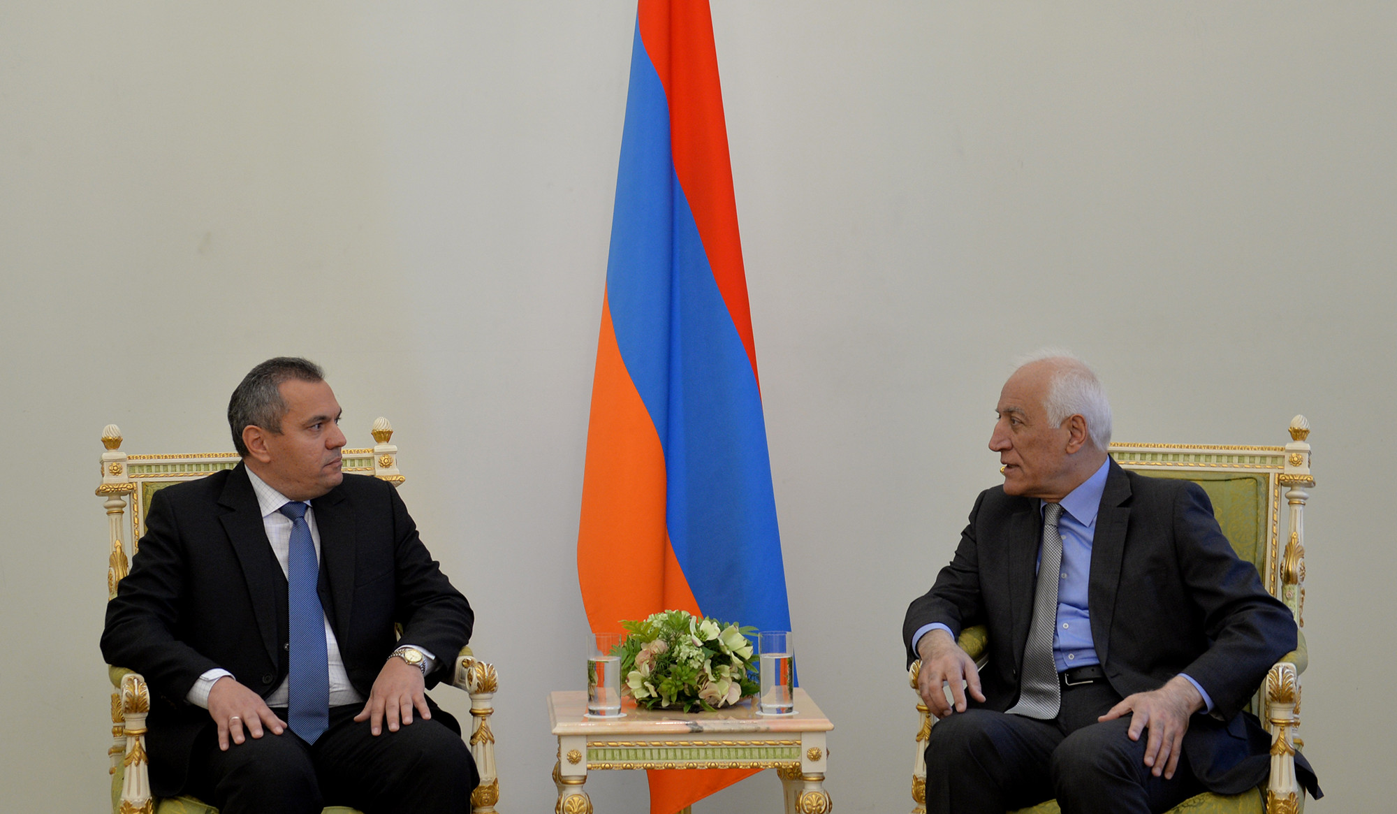 Newly appointed Ambassador of North Macedonia to Armenia presented his credentials to President Vahagn Khachaturyan