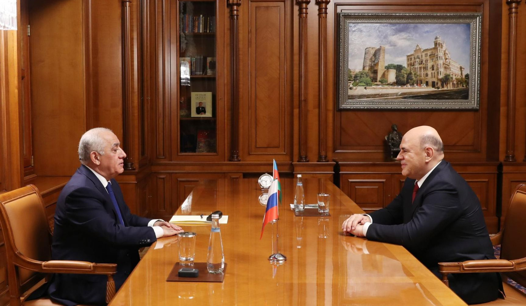 Azerbaijani and Russian Prime Ministers meet in Baku