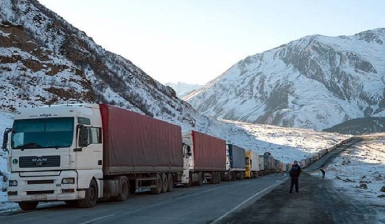 Վրաստանում գտնվող հայկական բեռներով բեռնատարների քանակը նվազել է 800-ով և այժմ կազմում է մոտ 1700 բեռնատար. Քերոբյան