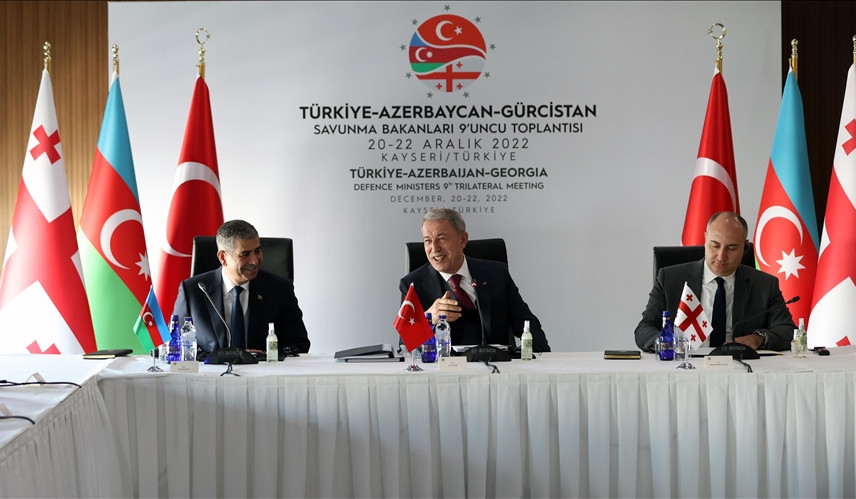 Georgia, Turkey, Azerbaijan Defense Ministers discuss regional issues, cooperation