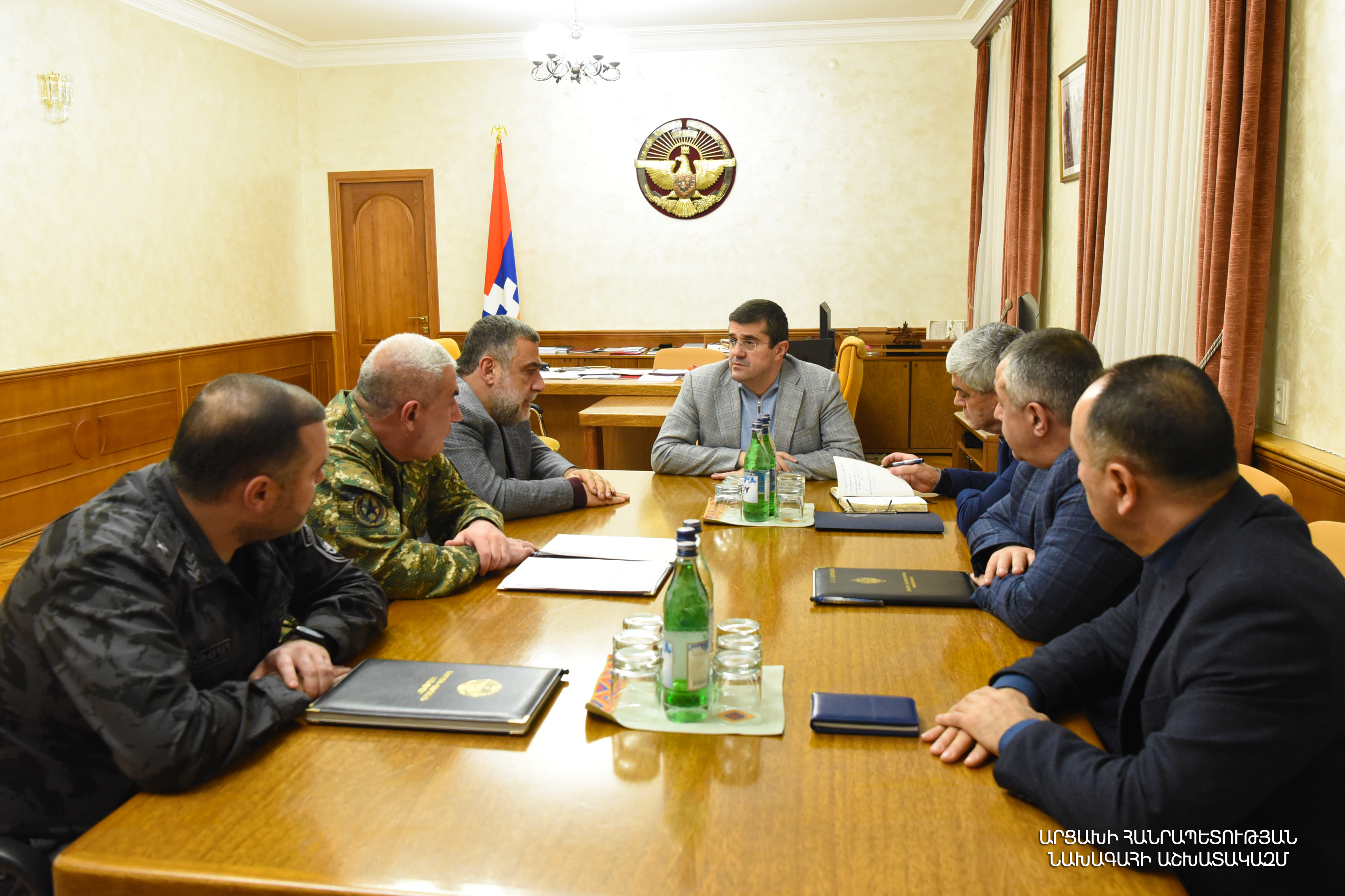 Arayik Harutyunyan held meeting with participation of leaders of power structures