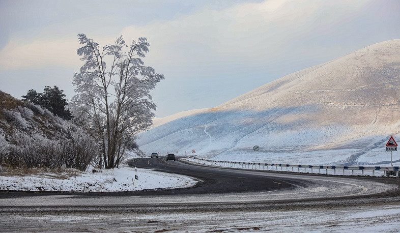 Աշոցք գյուղում ձյուն է տեղում