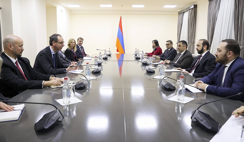 Ararat Mirzoyan and Stefano Tomat discussed issues related to EU mission